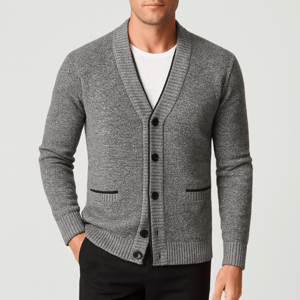 Soft Button Front Cardigan Sweater - OutfitLondon