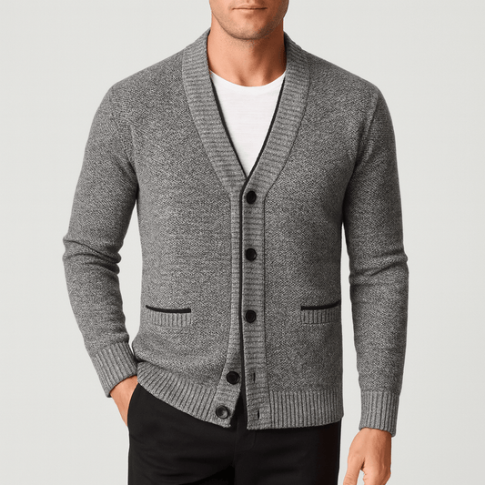 Soft Button Front Cardigan Sweater - OutfitLondon