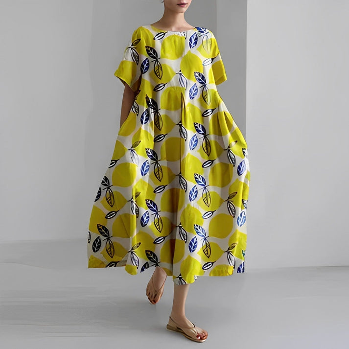 Loose Fit Elegant Long Dress for Ladies