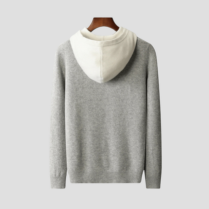 Ladies' Cozy Button Front Sweatshirt Hoodie