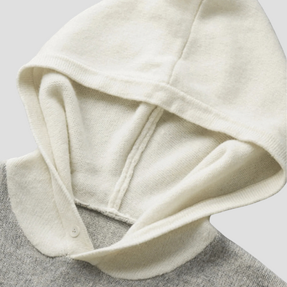 Ladies' Cozy Button Front Sweatshirt Hoodie