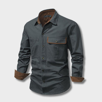 Men's Casual Cotton Shirt - OutfitLondon