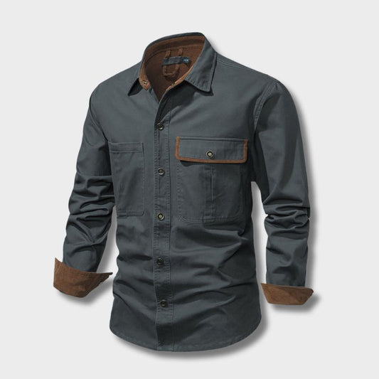 Men's Casual Cotton Shirt - OutfitLondon