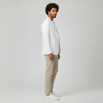 Slim Fit Men's Casual Two Button Jacket