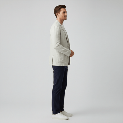 Slim Fit Men's Casual Two Button Jacket