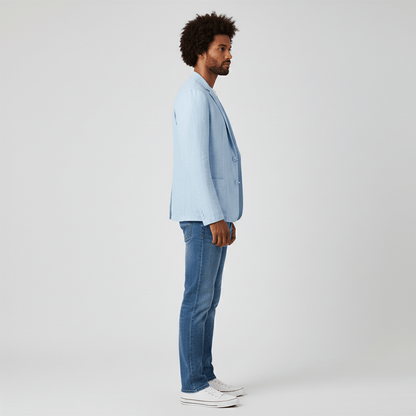 Slim Fit Men's Casual Two Button Jacket