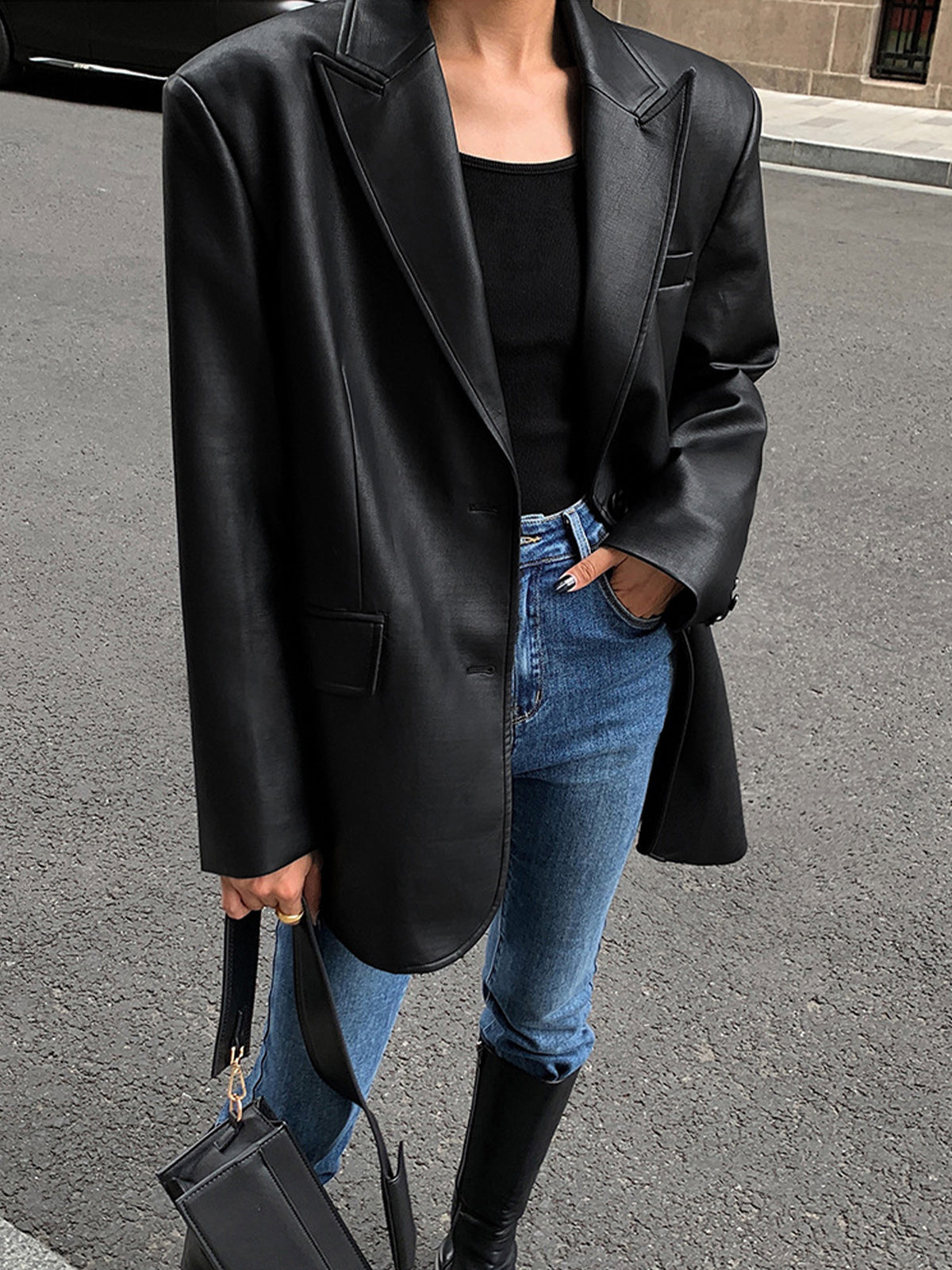 Classic Double Breasted Blazer Jacket