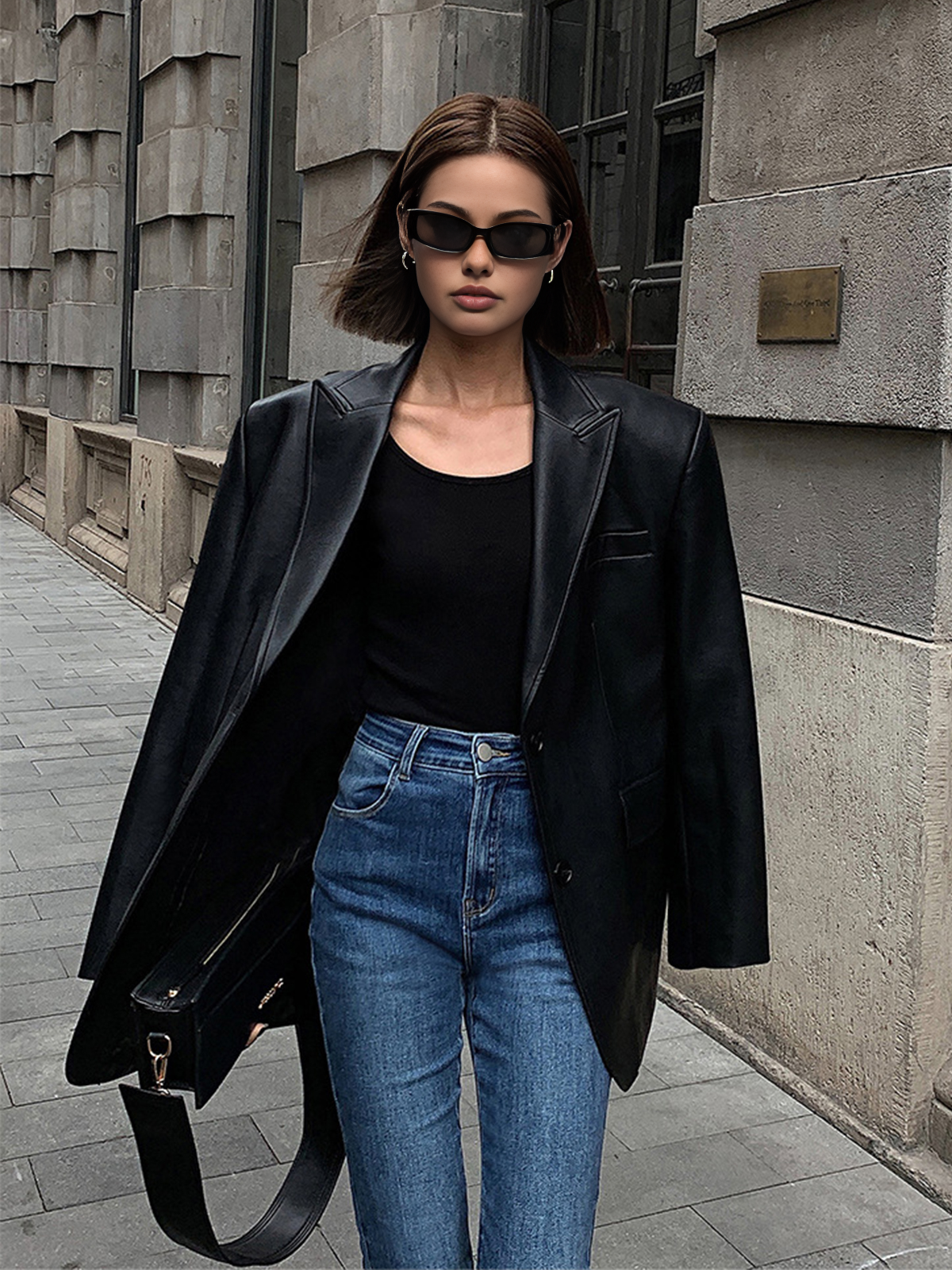 Classic Double Breasted Blazer Jacket