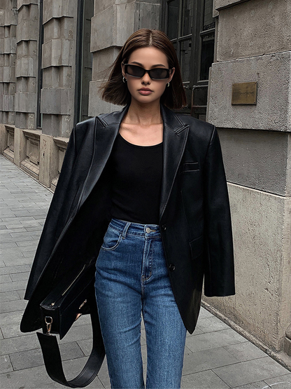 Classic Double Breasted Blazer Jacket