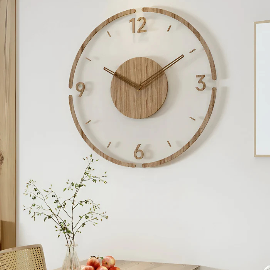 Large Silent Contemporary Clock - OutfitLondon