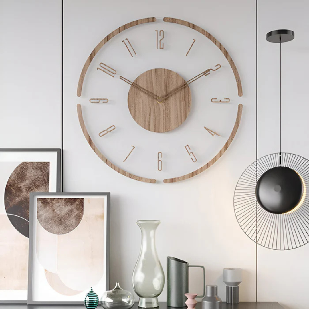 Large Silent Contemporary Clock