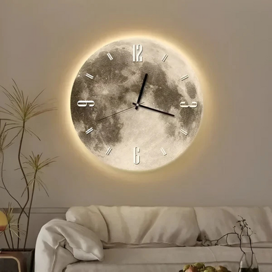 Large Circular Decorative Wall Clock - OutfitLondon