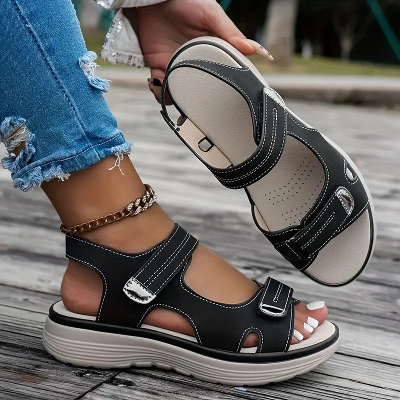 Comfortable High Heel Summer Sandals - OutfitLondon