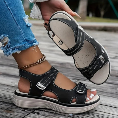 Comfortable High Heel Summer Sandals - OutfitLondon