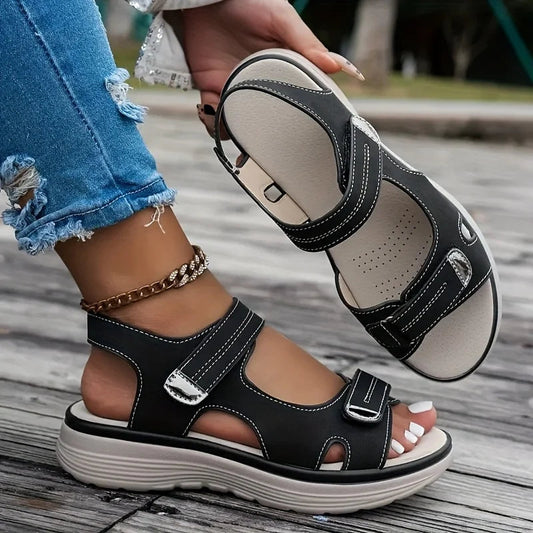 Comfortable High Heel Summer Sandals - OutfitLondon