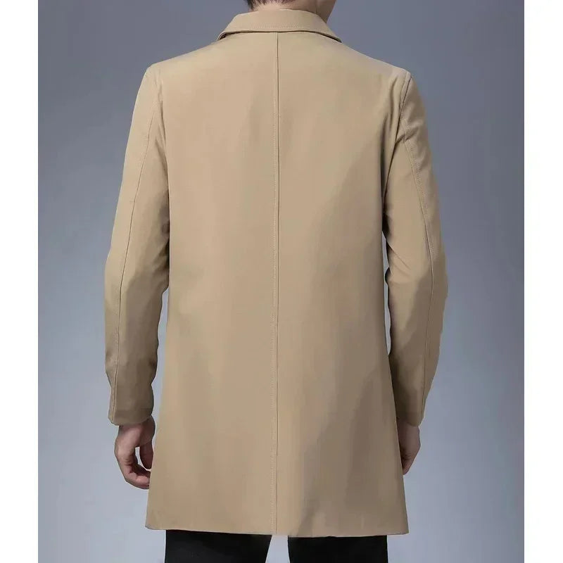 Stylish Men's Overcoat for Business and Formal Wear