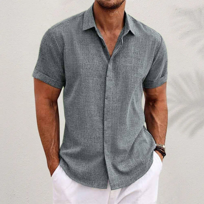 Lauro Men's Linen Summer Shirt