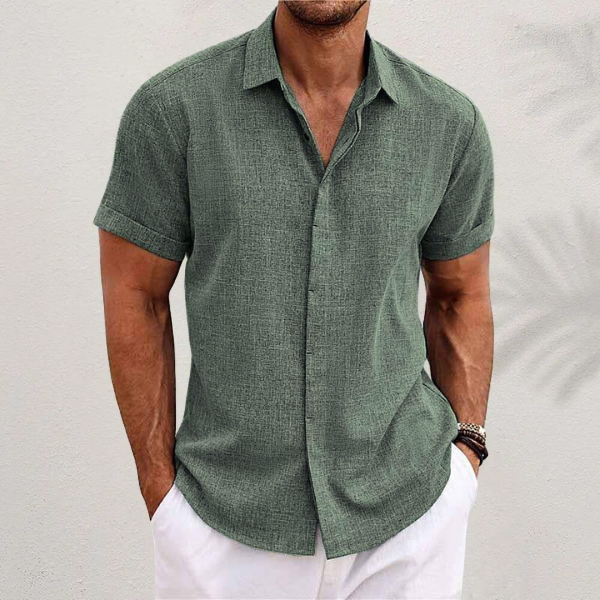 Lauro Men's Linen Summer Shirt