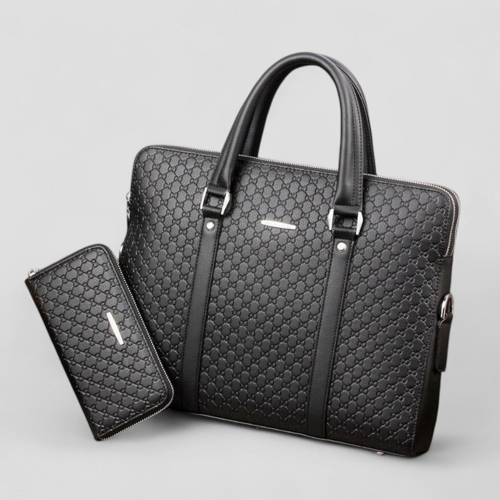 Professional Laptop Briefcase with Free Travel Pouch - OutfitLondon