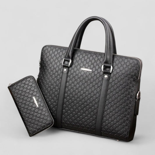Professional Laptop Briefcase with Free Travel Pouch - OutfitLondon