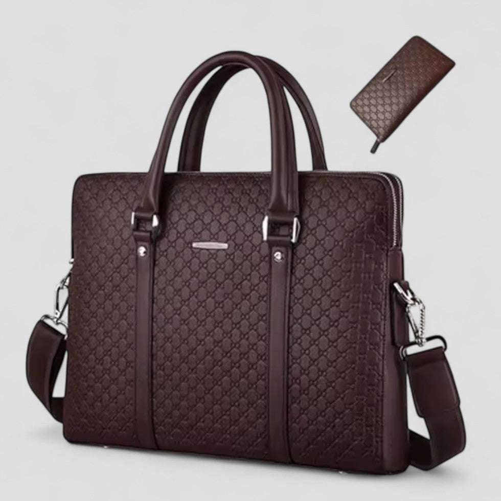 Professional Laptop Briefcase with Free Travel Pouch
