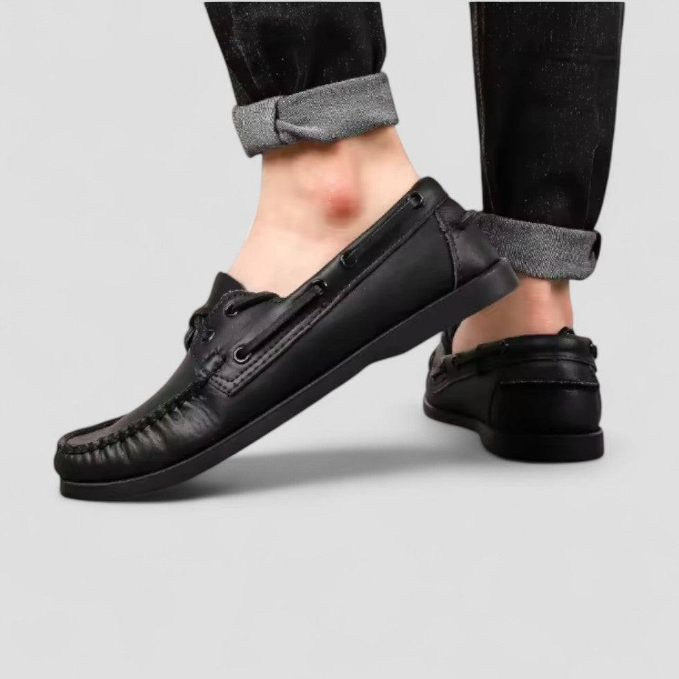 Stylish Genuine Leather Slip On Shoes