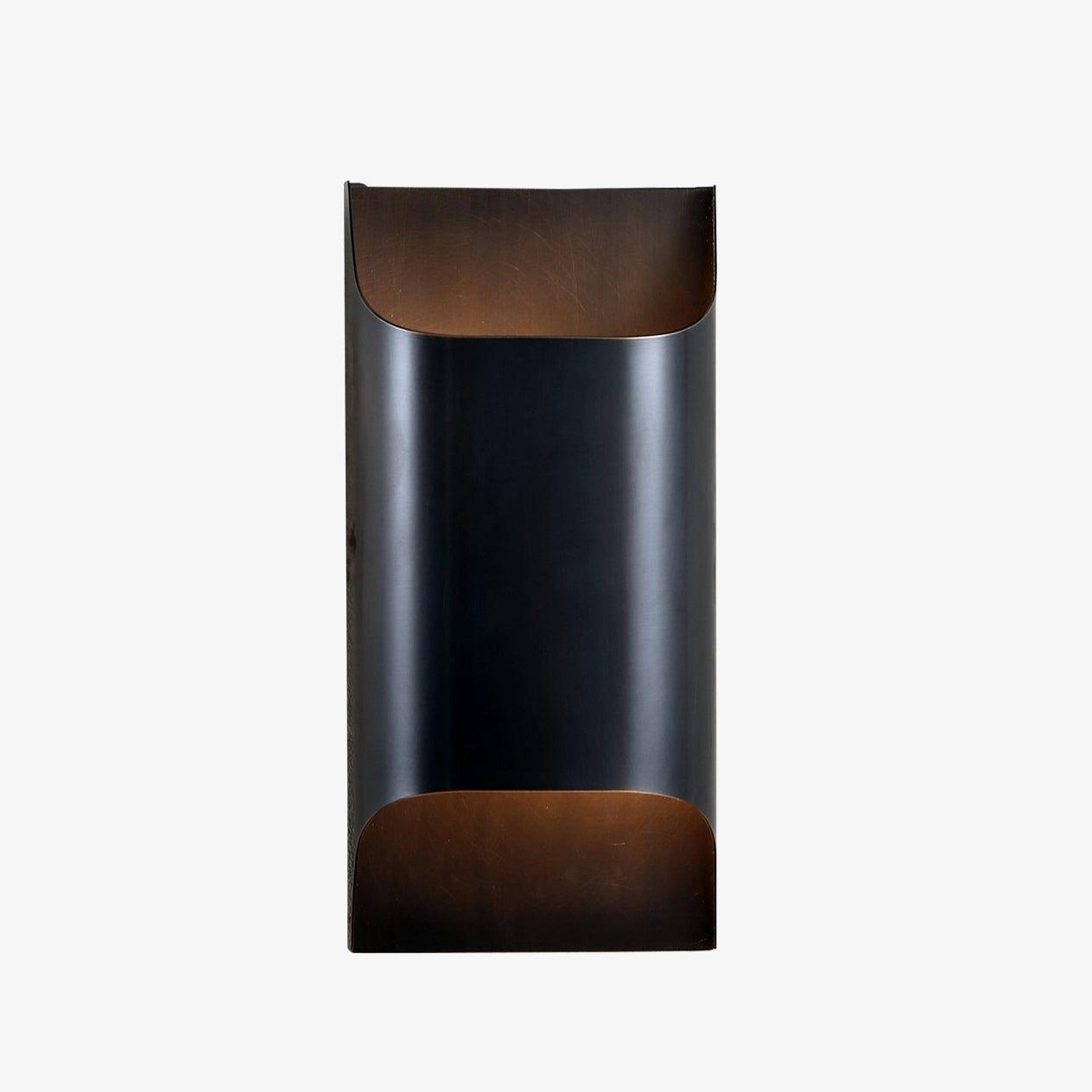 Contemporary Arc Brass LED Wall Light Fixture