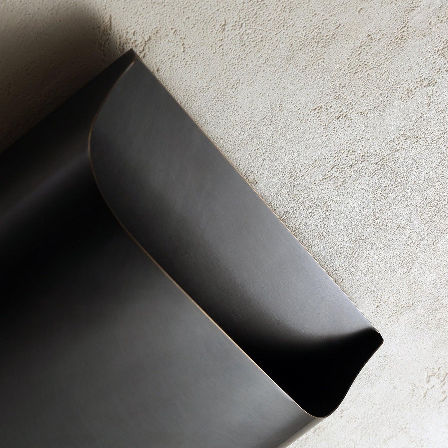 Contemporary Arc Brass LED Wall Light Fixture
