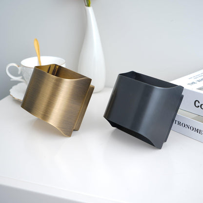 Contemporary Arc Brass LED Wall Light Fixture