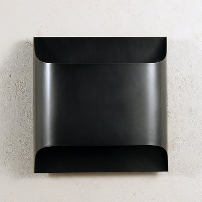 Contemporary Arc Brass LED Wall Light Fixture