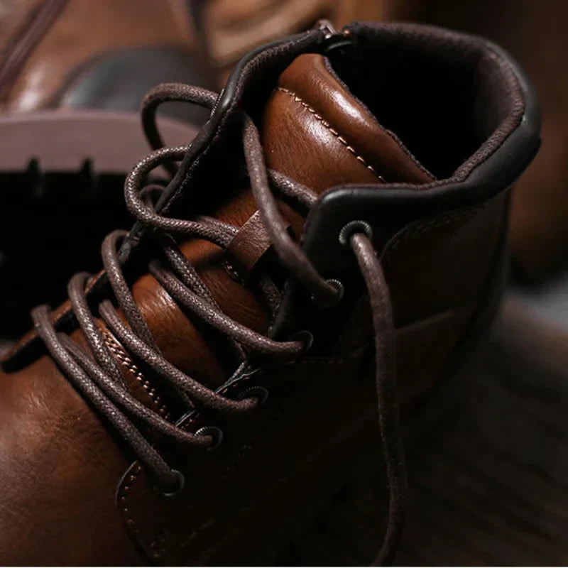 Waterproof Hiking Boots for Men with Grip Soles