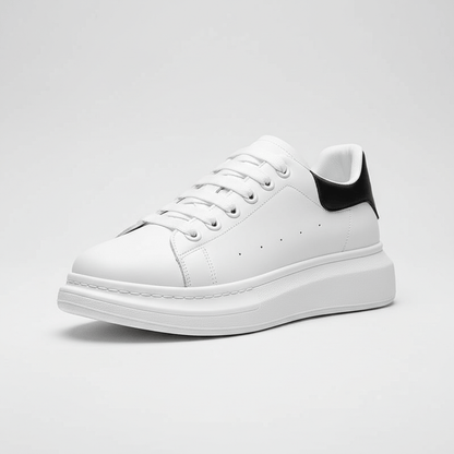 Elevated Lace Up Sneakers with Thick Sole