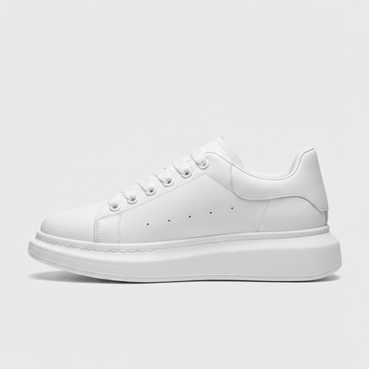 Elevated Lace Up Sneakers with Thick Sole