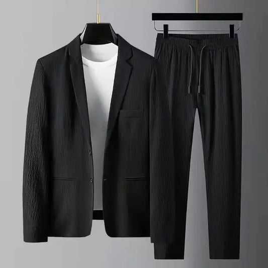 Traditional 2 Piece Mens Business Suit - OutfitLondon