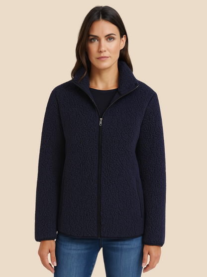 Warm Women's Fleece Zipper Jacket