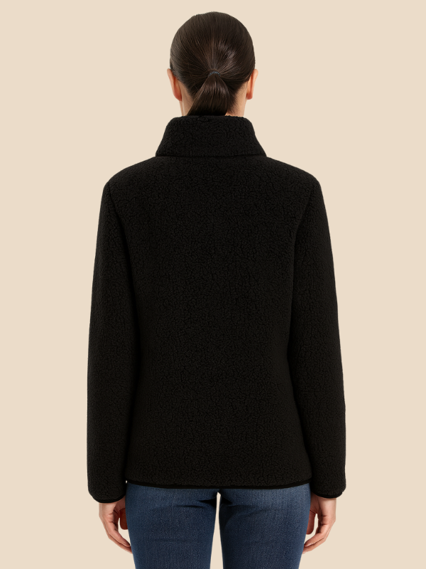 Warm Women's Fleece Zipper Jacket