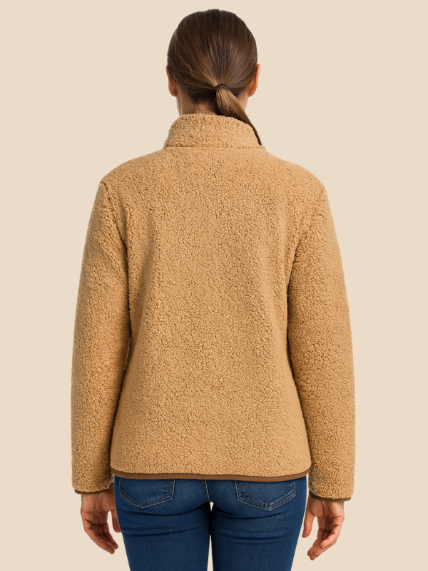 Warm Women's Fleece Zipper Jacket