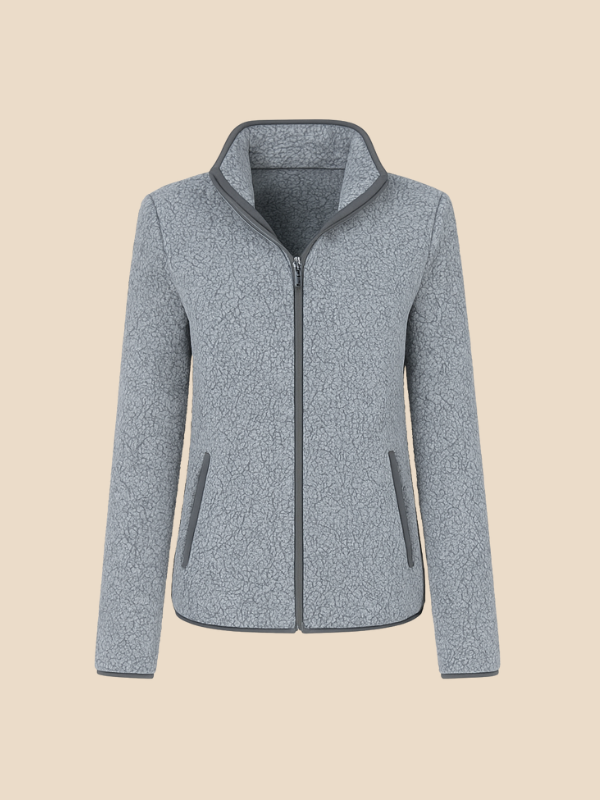 Warm Women's Fleece Zipper Jacket