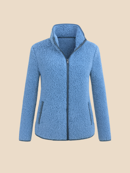 Warm Women's Fleece Zipper Jacket