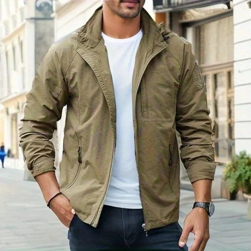 Lester Men's Waterproof Cargo Jacket - OutfitLondon