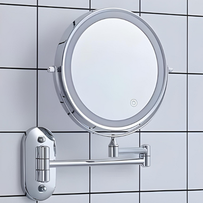 Contemporary Circular LED Lighted Vanity Mirror