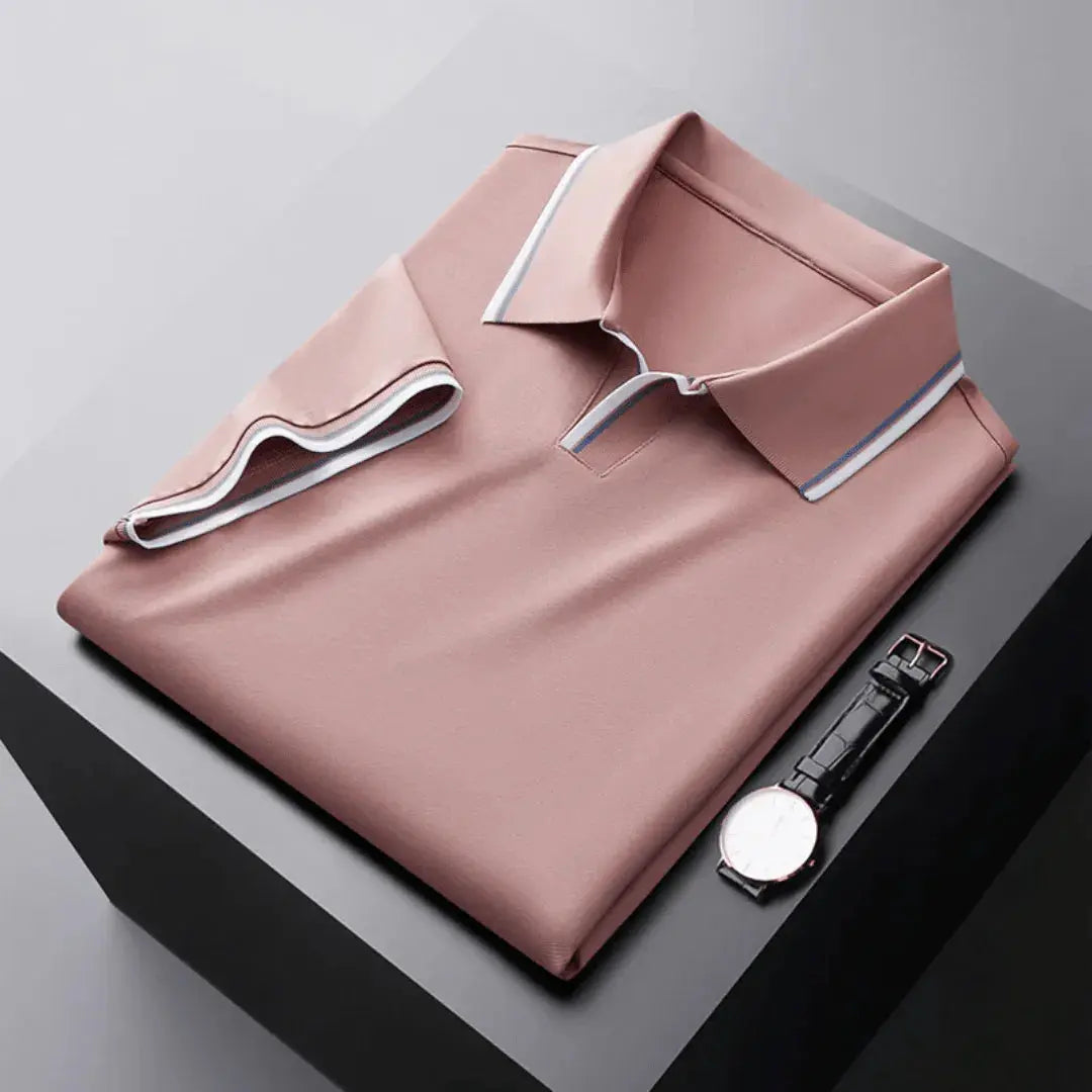 Men's Polo Shirt Contrast Trim