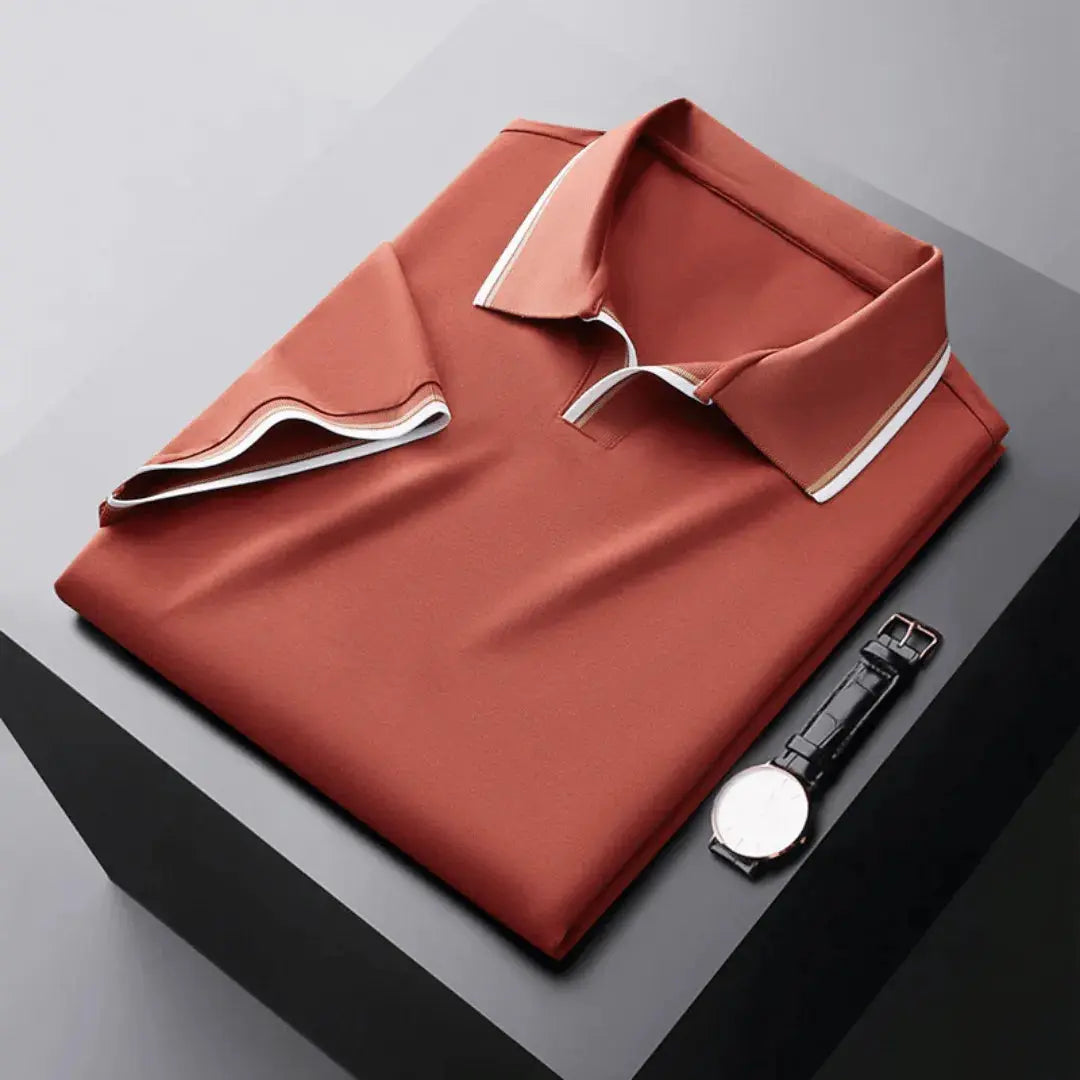 Men's Polo Shirt Contrast Trim