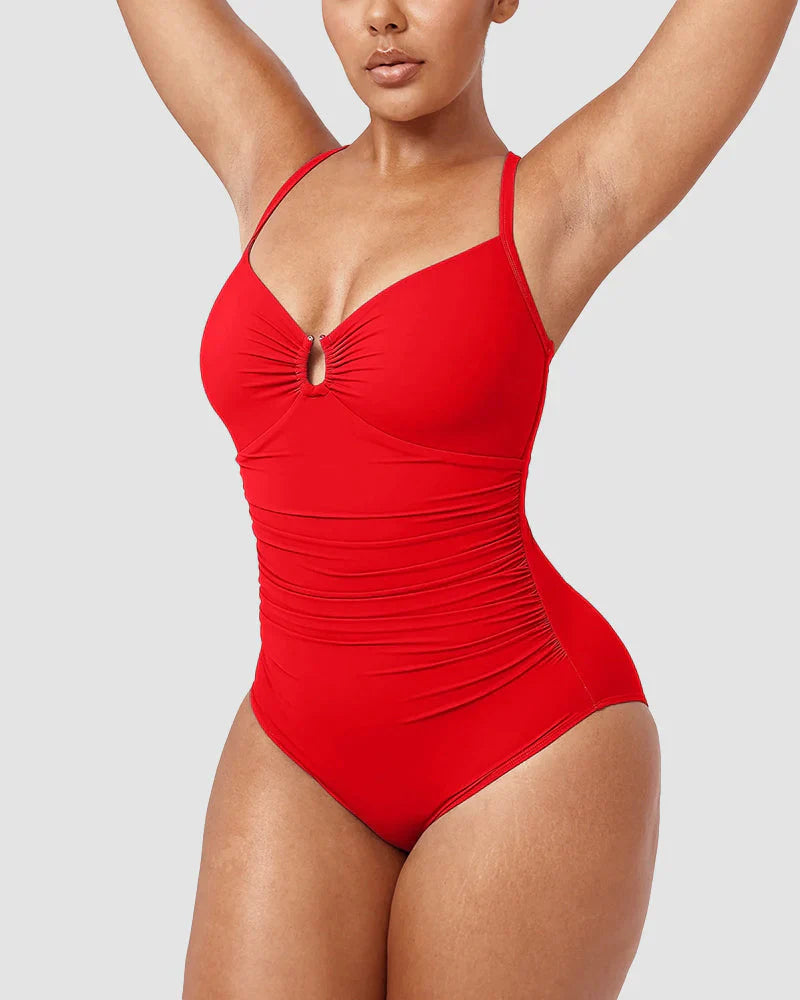 Lexi Swimwear | Sculpt U-Ring Cut Out Shaping Swimsuit