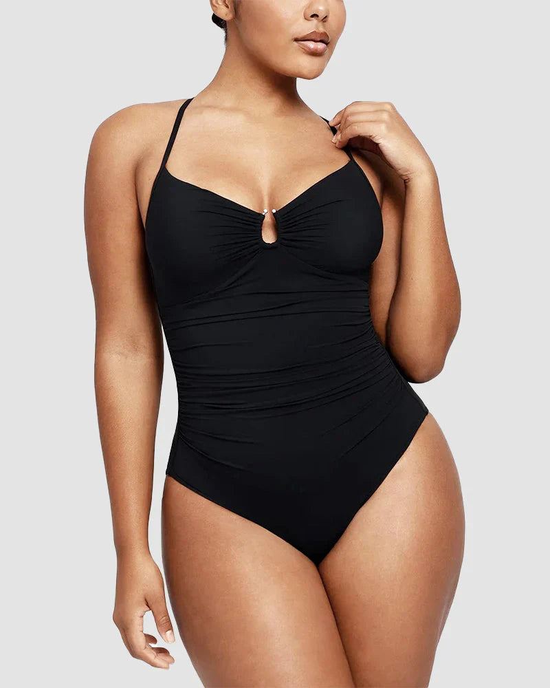 Lexi Swimwear | Sculpt U-Ring Cut Out Shaping Swimsuit