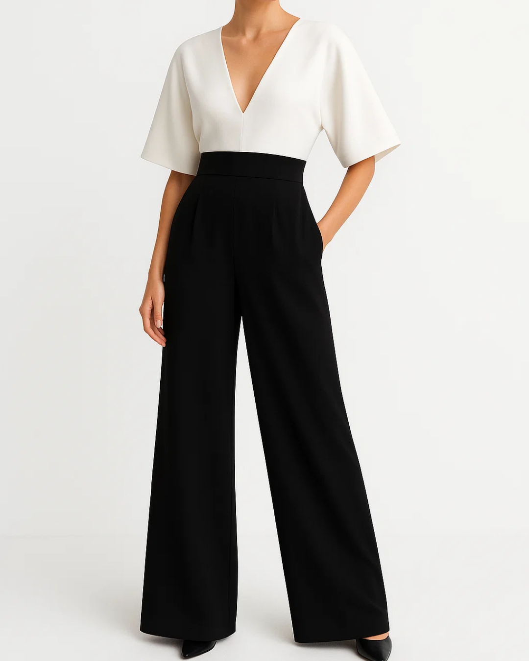 Women's Wide Leg Jumpsuit Elegant Design