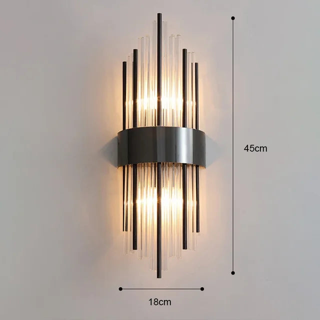 Luxury Brass Indoor Wall Lamp Lighting Fixture