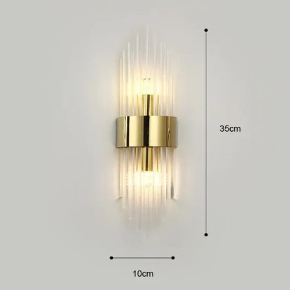 Luxury Brass Indoor Wall Lamp Lighting Fixture