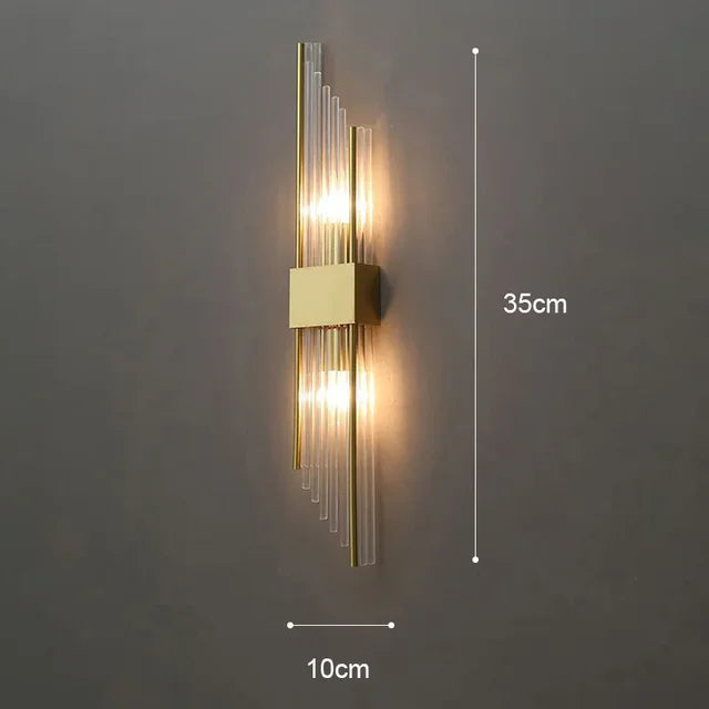 Luxury Brass Indoor Wall Lamp Lighting Fixture