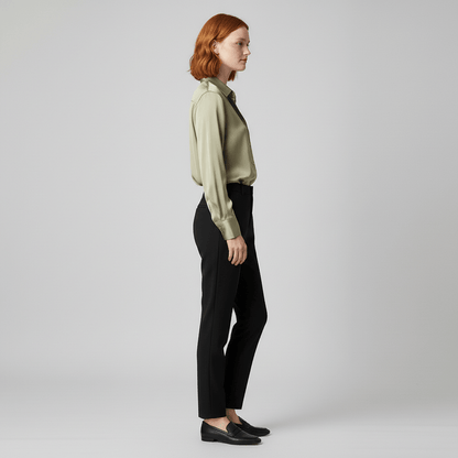 Classic Fit Long Sleeve Button Front Shirt